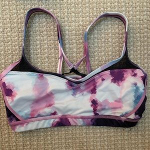 LULULEMON multi colored sports bra